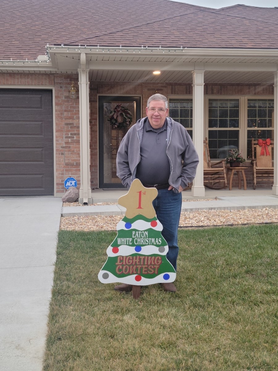 White Christmas Lighting Contest Winners announced Eaton, Ohio