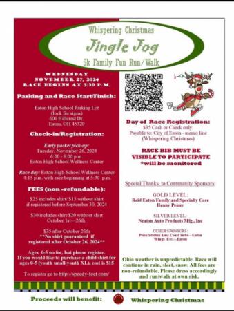 Jingle Jog flyer