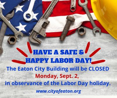 Office Closed for Labor Day image