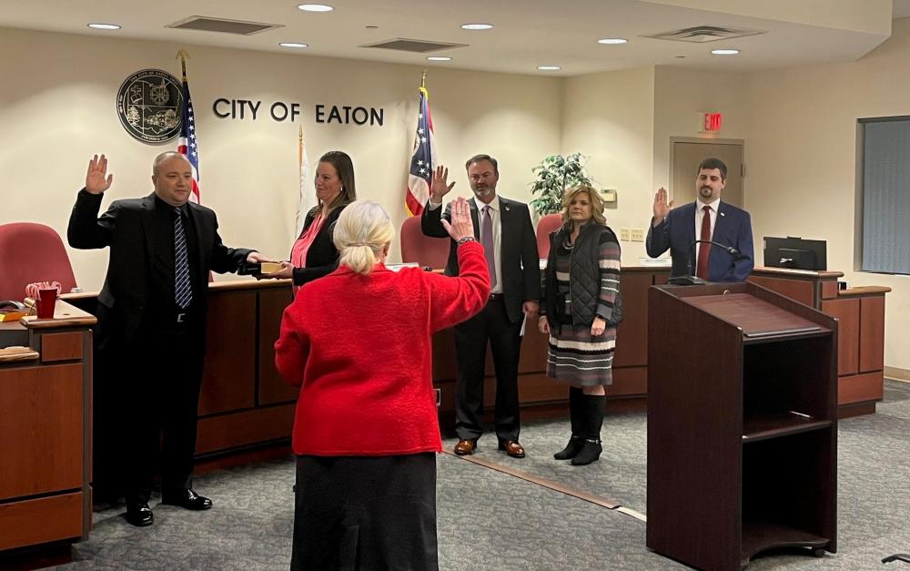 Council holds organizational meeting Eaton Ohio